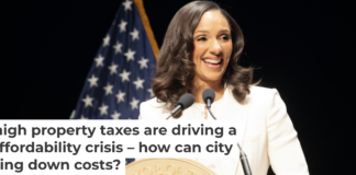 Mayor Mary Sheffield wants to cut property taxes in Detroit. Monica Morgan/Getty Images